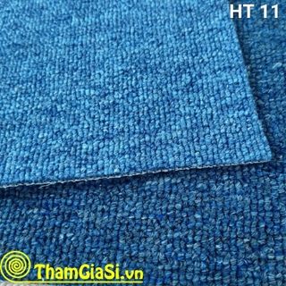 Thảm lót sàn cuộn Indo HT 11 màu Xanh Nhạt (Giá sỉ cho CLB Bida, GYM, Yoga)