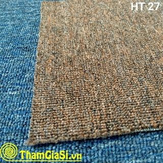 Thảm lót sàn cuộn Indo HT 27 màu Nâu Đỏ (Giá sỉ cho CLB Bida, GYM, Yoga)