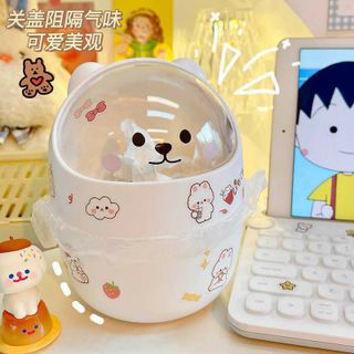 THÙNG RÁC MÈO, THÙNG RÁC MINI ĐỂ BÀN CÓ NẮP ĐẬY KT (16x12.5)cm