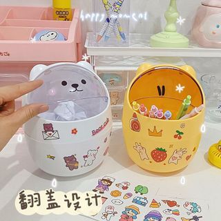 THÙNG RÁC MÈO, THÙNG RÁC MINI ĐỂ BÀN CÓ NẮP ĐẬY KT (16x12.5)cm