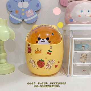 THÙNG RÁC MÈO, THÙNG RÁC MINI ĐỂ BÀN CÓ NẮP ĐẬY KT (16x12.5)cm