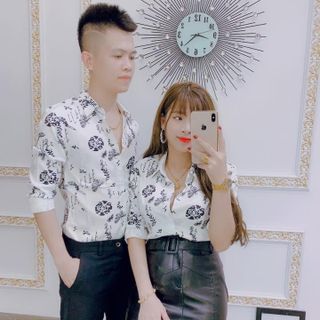 ÁO SƠ MI 3D HOẠ TIẾT HOA TAY DÀI