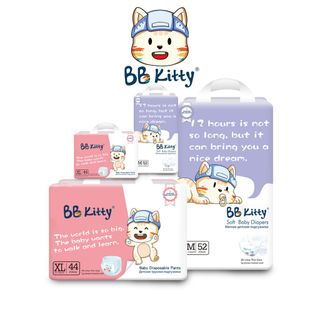 Tã dán quần BB Kitty cao cấp S56/ M48/ L42 XL XXL