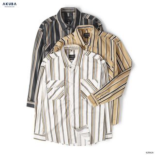 ÁO SƠ MI TAY DÀI SỌC 3 MÀU-02B426