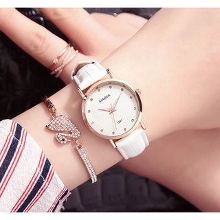 ĐỒNG HỒ NỮ XIAOYA XY-1281 DÂY DA CỰC ĐẸP AH433