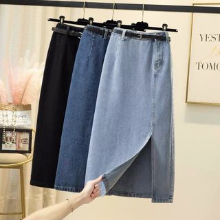 Chân váy dài nữ chữ A,xẻ tà ,bao đổi trả nếu hàng lỗi.