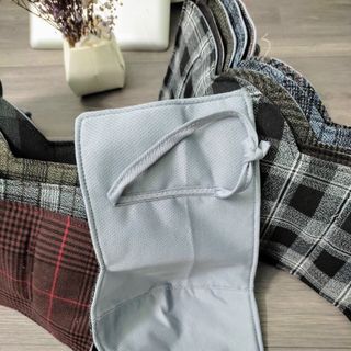 Combo 10 khẩu trang vải che tai dày 3 lớp chống nắng, chống bụi