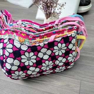 Combo 10 khẩu trang nữ in hình hoa mai chất liệu vải mềm dày 3 lớp dễ thương