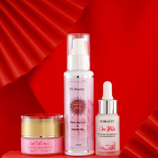 Bộ 3 sản phẩn 8X BEAUTY: Detox Thải Chì + Ủ Sâm + Gel Khóa Trắng làm mờ nám tàn nhang làm trắng sáng da