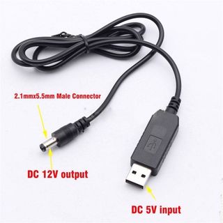 Cáp Chuyển Đổi 5V USB sang 12V (Mất điện vẫn có Mạng & WiFi). giá sỉ