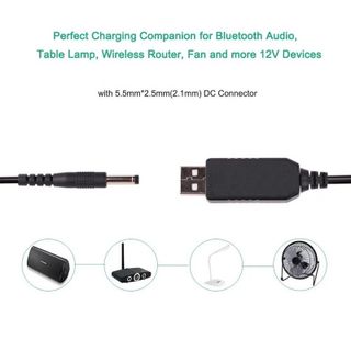 Cáp Chuyển Đổi 5V USB sang 12V (Mất điện vẫn có Mạng & WiFi).