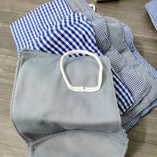 Sét 10 khẩu trang vải che tai dày 3 lớp chống nắng, chống bụi, phòng ngừa dịch bệnh siêu chất