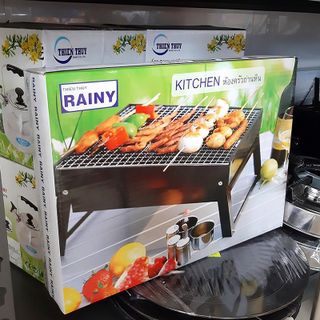 Bếp nướng than gấp gọn kèm vỉ - Thái Lan