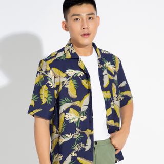 ÁO SƠ MI NAM CỔ VEST-02B464