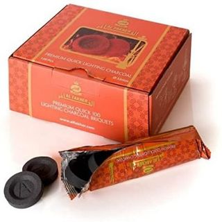 Hộp 100 viên than hoạt tính đốt trầm hương không khói, an toàn cho sức khỏe