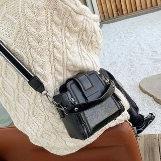 Túi xách da bò vuông mẫu mới mã 002 về thêm