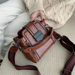 Túi xách da bò vuông mẫu mới mã 002 về thêm