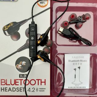 Tai bluetooth có dây Maxpo BL02 - kiểu dáng Sport