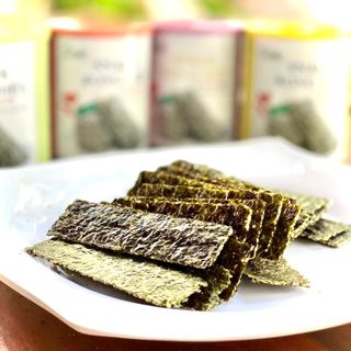 [GIÀU VITAMIN] Snack Rong Biển Robi Không Dầu, Giàu vitamin - Hộp 40gram
