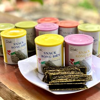 [GIÀU VITAMIN] Snack Rong Biển Robi Không Dầu, Giàu vitamin - Hộp 40gram