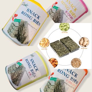 [GIÀU VITAMIN] Snack Rong Biển Robi Không Dầu, Giàu vitamin - Hộp 40gram