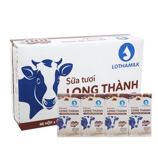 Sữa tươi tiệt trùng socola Lothamilk thùng 48 hộp x 110ml