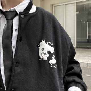 Áo khoác cardigan DONT GROW UP thun nỉ ngoại tay phối màu trẻ trung năng động