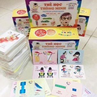 Thẻ học thông minh 416 thẻ (16 chủ đề) cho bé học nhận biết