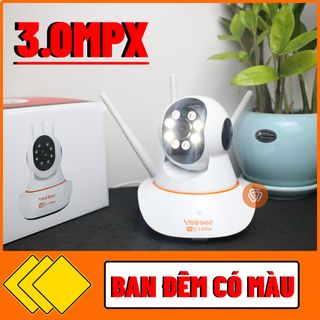 Camera 3 râu yoosee 3.0, Mẫu camera màu đỏ ban đêm có màu