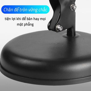 Giá đỡ điện thoại, máy tính bảng đế tròn, để bàn đa năng – (Màu đen)