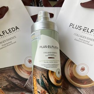 [ ] Cặp đâu gội xả Plus-Elfleda Collagen Essence 600ml*2