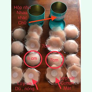 HỘP 5 CẶP MIẾNG DÁN NGỰC CAO CẤP BẰNG SILICON [ ]