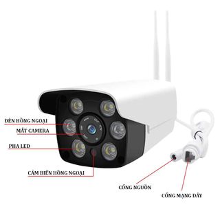 Camera wifi ngoài trời chống nước Yoosee- mẫu 2.0 2 râu