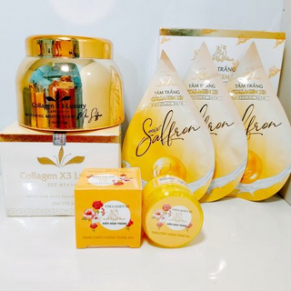 Tắm trắng mix Saffron Collagen X3