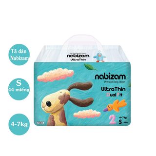 [𝐂𝐇𝐈́𝐍𝐇 𝐇𝐀̃𝐍𝐆] Tã/Bỉm Dán Nabizam nội địa Hàn siêu mỏng, siêu mềm, siêu thấm hút, đủ size từ 4-20KG