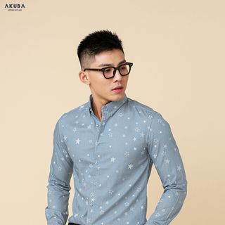 ÁO SƠ MI NAM TAY DÀI -A874
