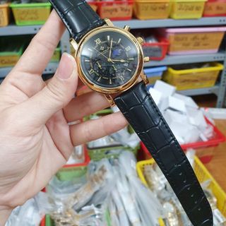 Đồng hồ nam dây da trung cấp p,tek