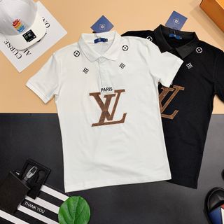 Áo thun nam thêu L V cực đẹp giá sỉ