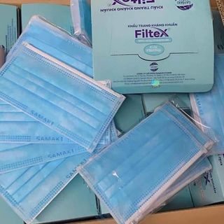 KHẨU TRANG FILTEX CAO CẤP (4 LỚP, HỘP 50 CÁI