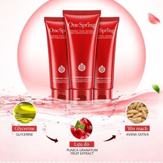 SỮA RỬA MẶT ONE SPRING LỰU ĐỎ ( full hộp đầy đủ)