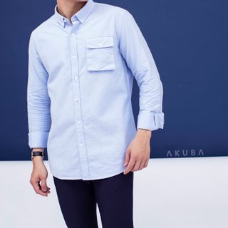 ÁO SƠ MI TAY DÀI TÚI HỘP 2 MÀU-2811