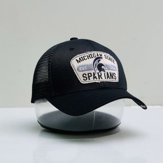 Nón Lưỡi Trai Michigan Đen Phối Lưới