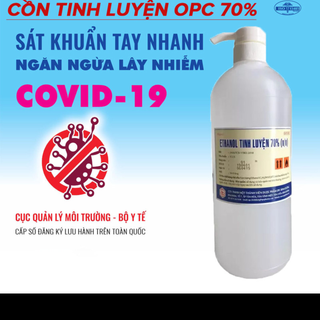 Cồn 70 độ chai 1 lít OPC