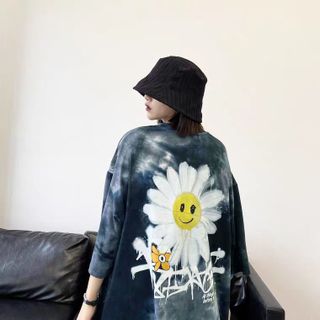 Áo Thun Unisex Tay Lỡ Form Rộng Áo Thun Phong Cách Hàn Quốc Freesize giá sỉ