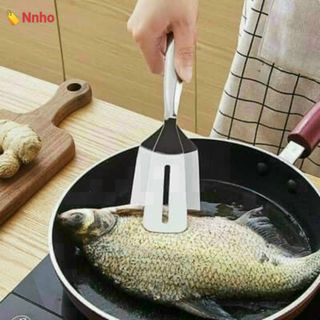 Kẹp inox gắp đồ nóng và lật thức ăn đa năng