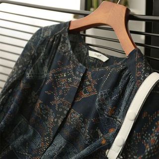 Đầm Dáng Suông, Cổ Tròn hàng đẹp cao cấp tại xưởng may Thời Trang Vergine - V2669