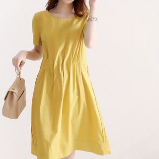 Đầm dự tiệc dáng xòe chiết eo tay ngắn V2541 - Váy đầm đẹp dự tiệc Vergine Fashion kèm ảnh thật