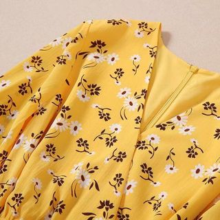 Đầm dự tiệc dáng xòe mới lạ phối đai eo cao cấp đi đám cưới, đi làm, chơi siêu xinh - Vergine -V2515