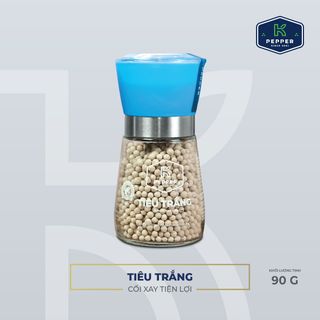 TIÊU TRẮNG K PEPPER 90 G + CỐI XAY TIÊU