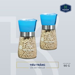 TIÊU TRẮNG K PEPPER 90 G + CỐI XAY TIÊU